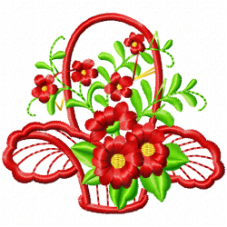 Flowers Embroidery Design 12 Flowers Embroidery Design 12